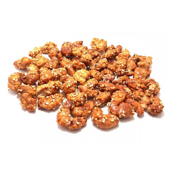 Castanha de caju doce com gergelim