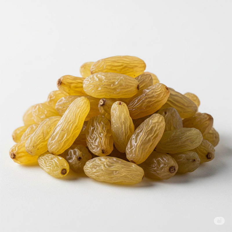 Uva passa branca sem semente