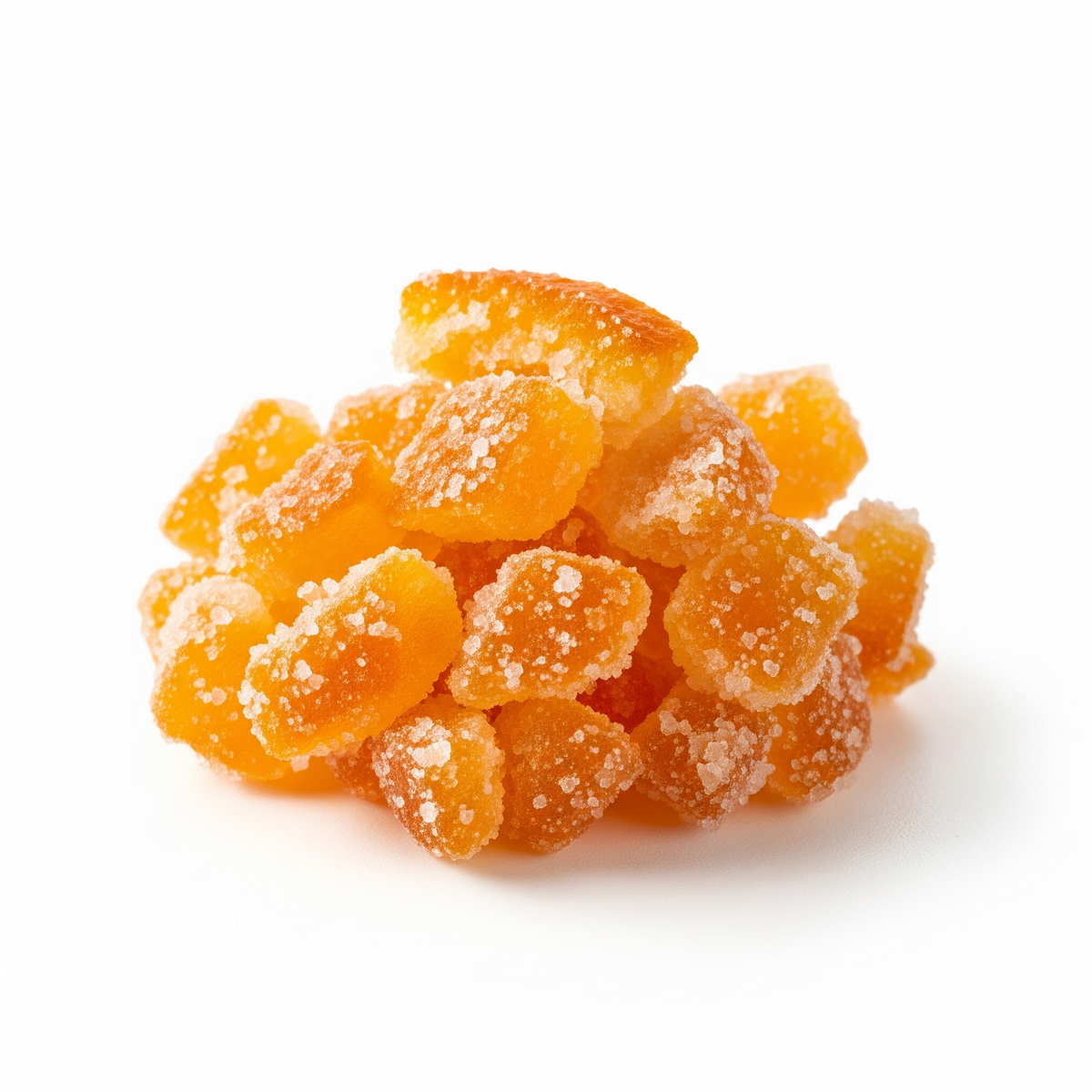 Casca de laranja cristalizada
