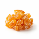 Casca de laranja cristalizada