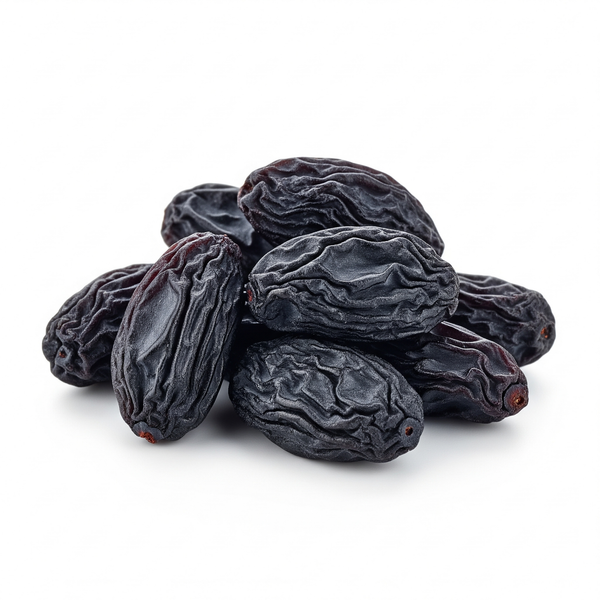 Uva passa preta sem semente
